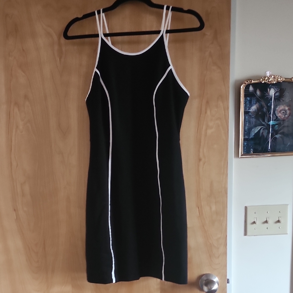 Trina Turk Black and White Mini Dress
